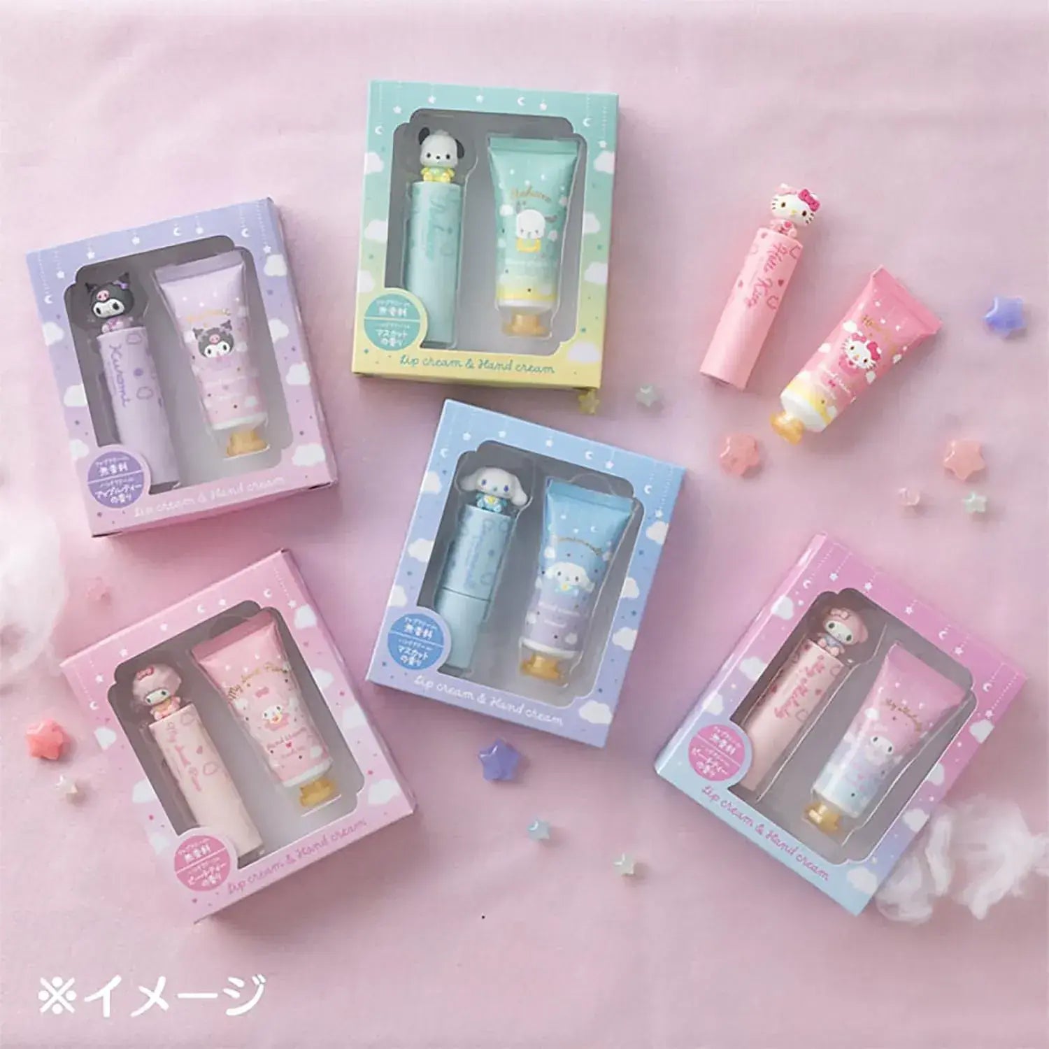 Sanrio Cinnamoroll Lip Balm and Hand Cream Set for Teens