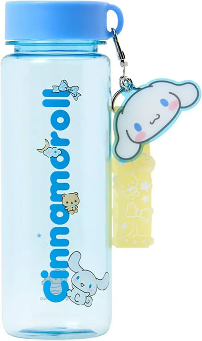 Sanrio Clear Bottle with Strap Direct Drinking Cold Water Only - Cinnamoroll - 4550624821445
