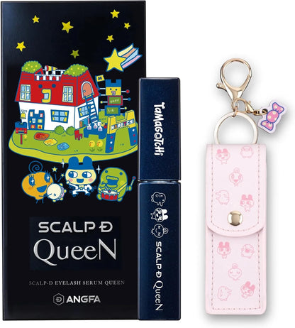 Scalp D Eyelash Serum Queen Tamagotchi Version with Beauty Case