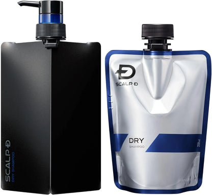 Scalp D Men's Shampoo Refill for Dry Skin with Amino Acids 11.8 fl oz SCALP-D - Main Unit + Refill
 - 4580688633814
