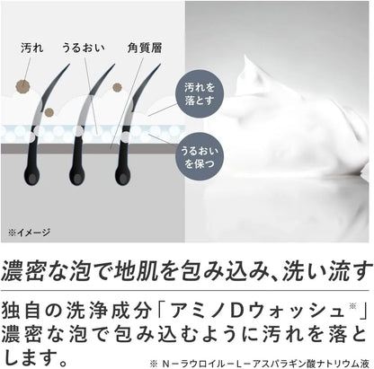 Scalp D Men's Shampoo Refill for Dry Skin with Amino Acids 11.8 fl oz SCALP-D