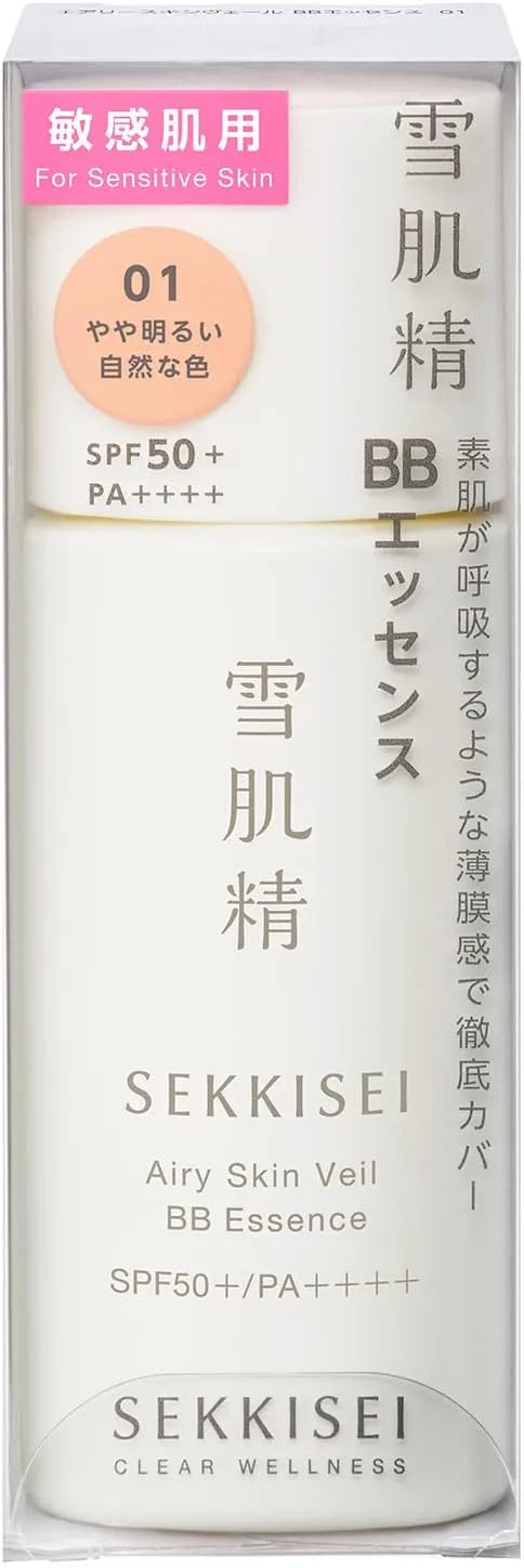 Sekkisei Clear Wellness Airy Skin Veil BB Essence Slightly Bright 30ml Sekkisei