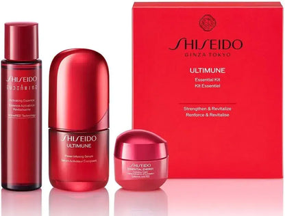 Shiseido Ultimune Skin Care Kit - Serum 30ml, Lotion 70ml, Ee Cream 30g - 4514254251881
