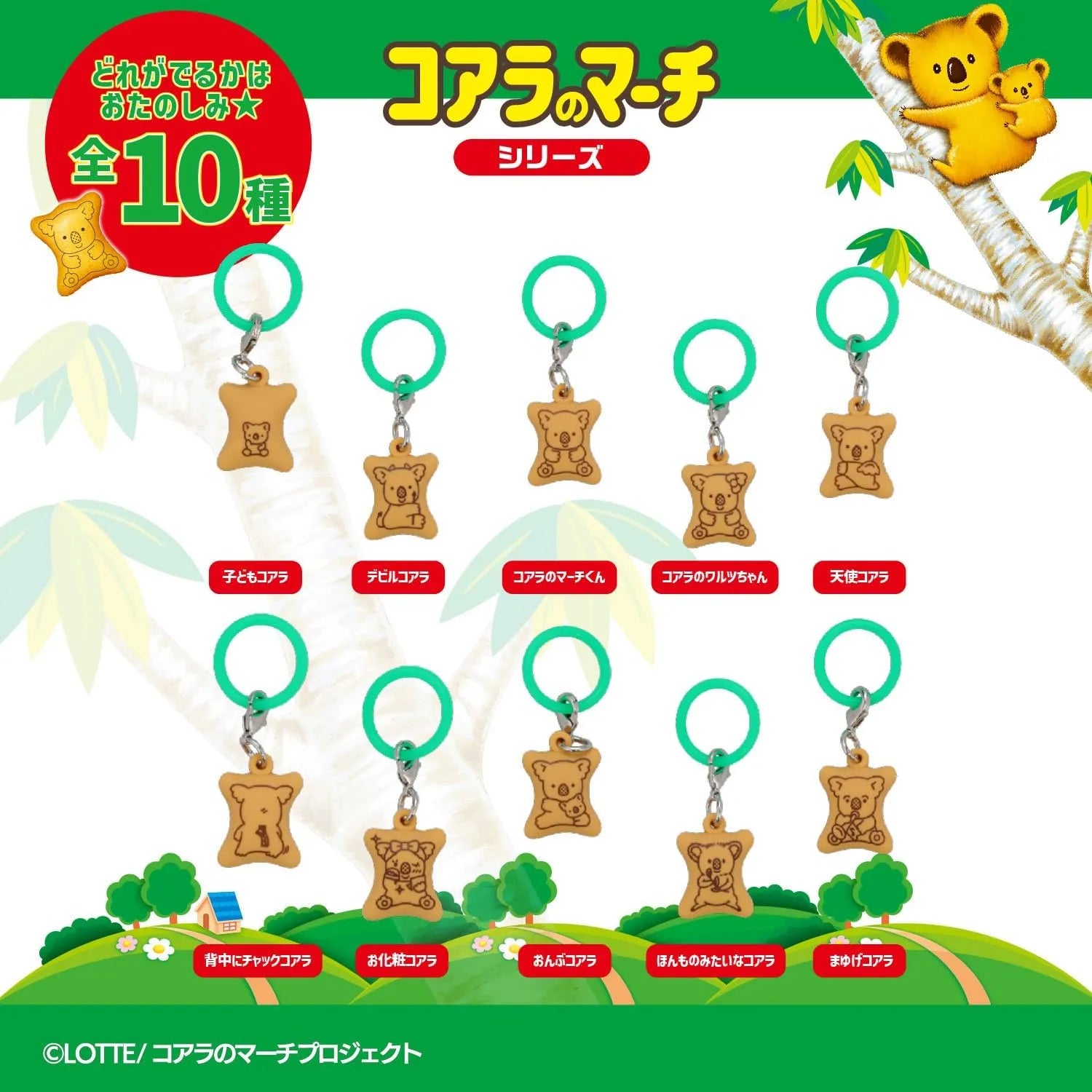 Shobido Lotte Koala March Lip Balm with Mascot Collection