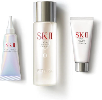 SK-II Pitera Youth Essential Set Renewed Edition Skincare - Lotion 75ml, Serum 10ml, Cleanser 20g
 - 4979006116540