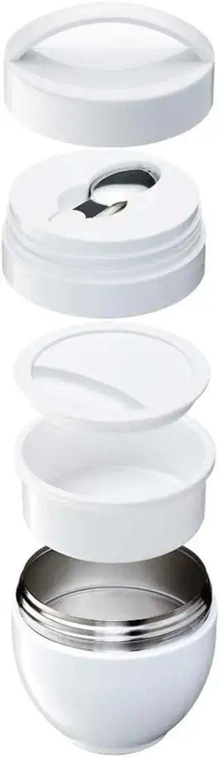 Skater Antibacterial Thermal Lunch Box Ron-Shaped Lunch Jar