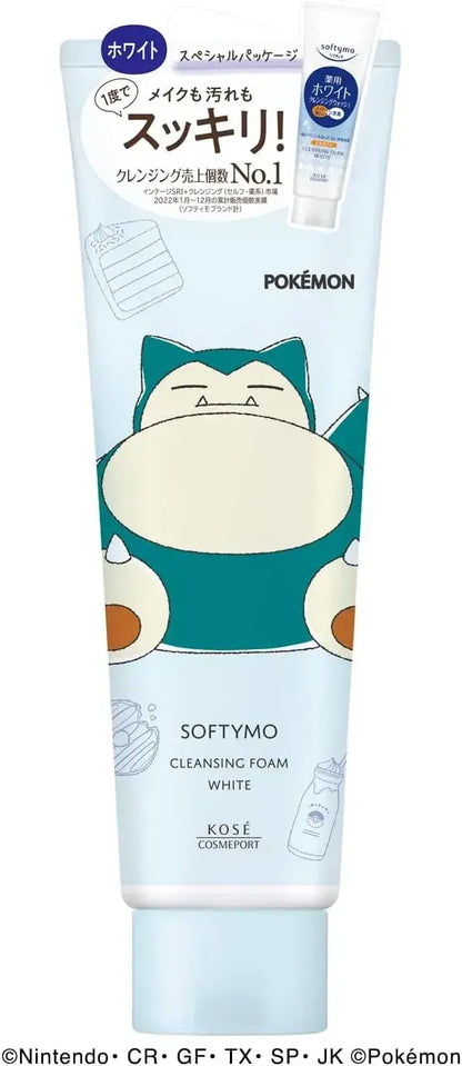 Softymo White Cleansing Wash Pokemon Design 190g Makeup Remover