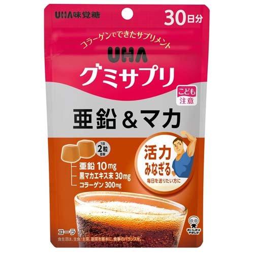 Uha Mikakuto Zinc & Maca Cola Gummies Supplement 60 Ct