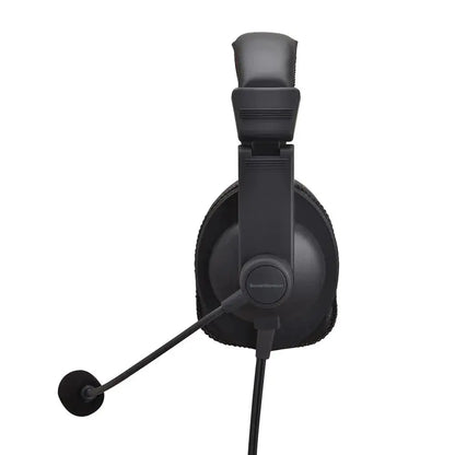Soundwarrior Lightweight Wired Headset with USB C Adapter