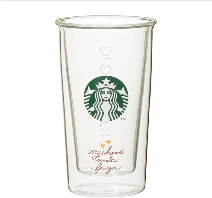 Starbucks Valentine 2026 Double Wall Heat Resistant Glass 355ml