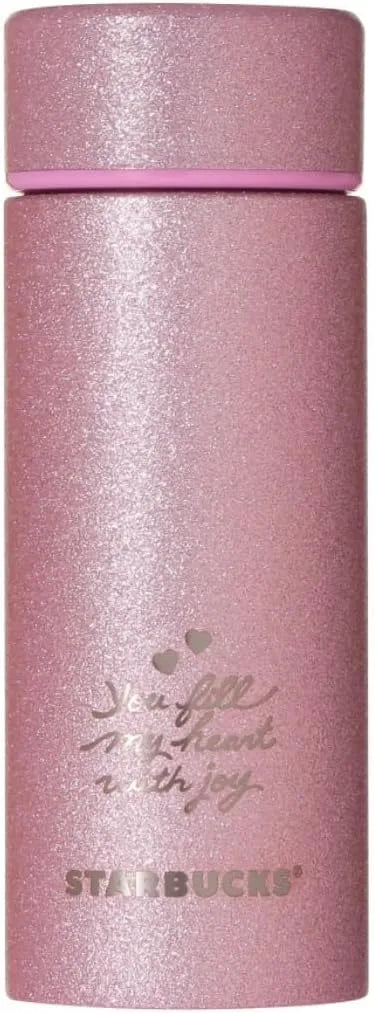 Starbucks Valentine 2026 Stainless Steel Glitter Pink Bottle 355ml