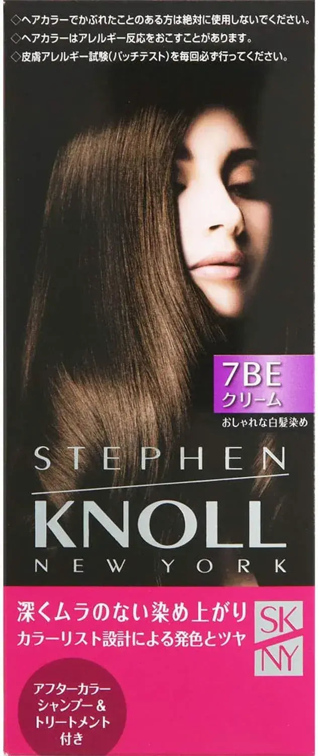 Stephen Knoll Color Couture Cream Hair Color Dye for Gray Hair - 7 Light Beige Brown - 4971710277777