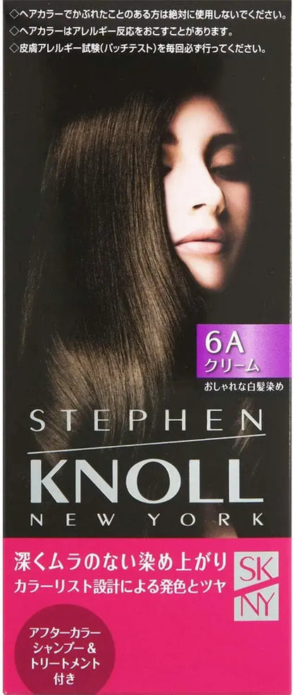 Stephen Knoll Color Couture Cream Hair Color Dye for Gray Hair - 6 A Ice Brown - 4971710277753