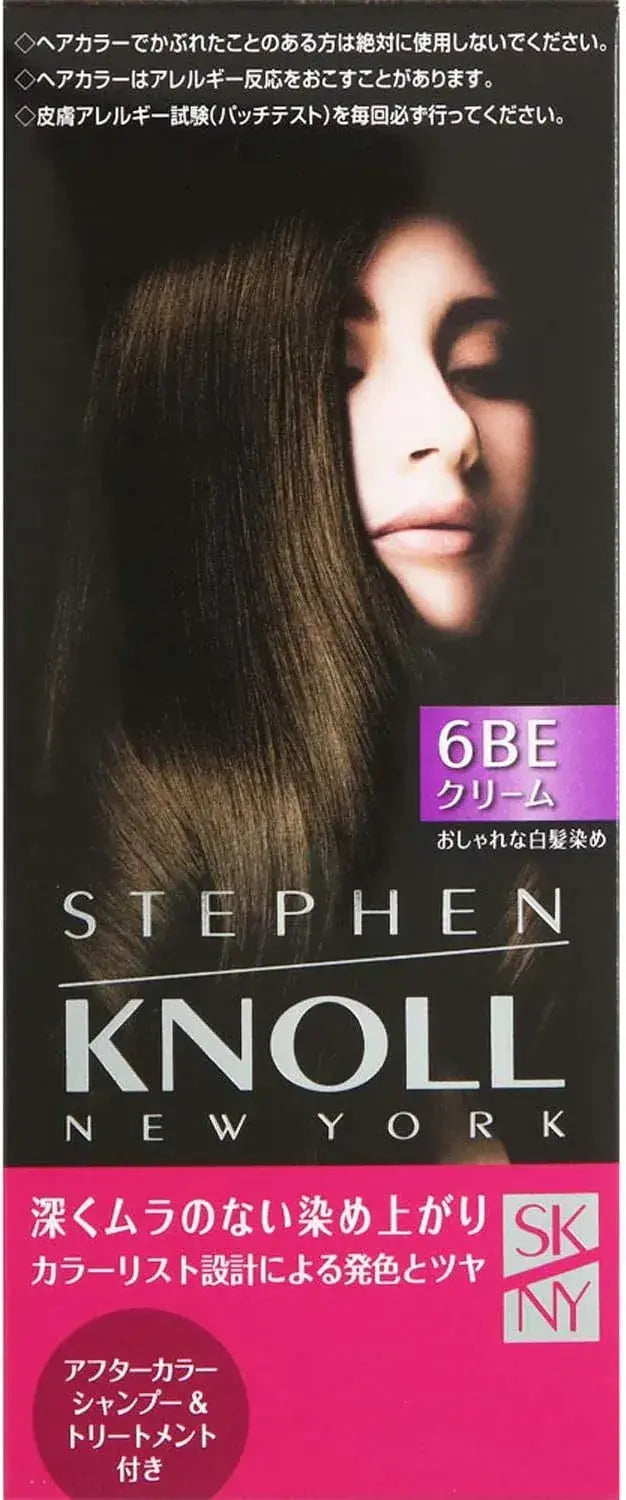 Stephen Knoll Color Couture Cream Hair Color Dye for Gray Hair - 6 Be Beige Brown - 4971710277746