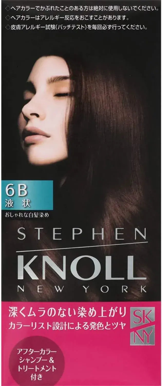 Stephen Knoll Color Couture Cream Hair Color Dye for Gray Hair - Liquid 6 B Medium Brown - 4971710277630