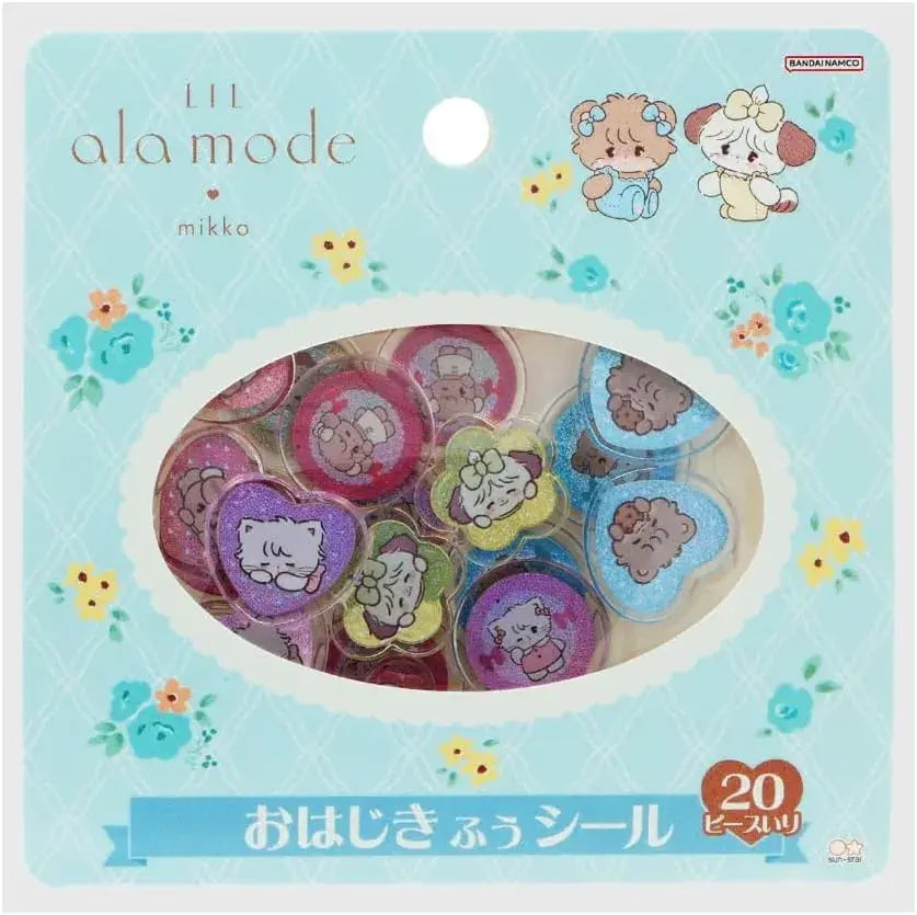 Sun-Star Stationery Lil Mint Lila Mode Mikko Seal Sticker Set