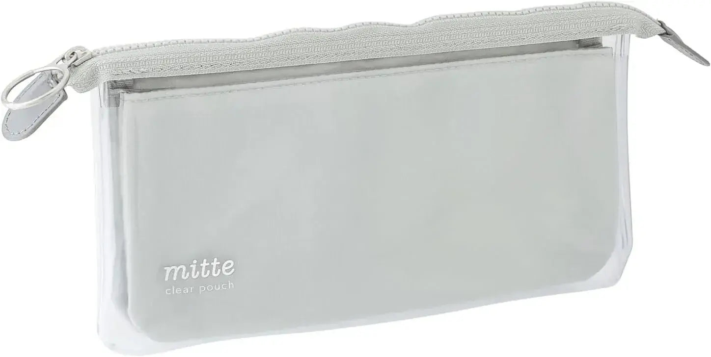 Sun-Star Stationery Pen Case Clear Pouch Flat Design