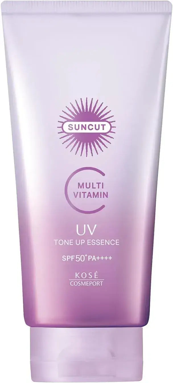 Suncut KOSE Tone Up UV Essence SPF50 PA Sunscreen - Vitamin Essence Lavender - 4971710632903