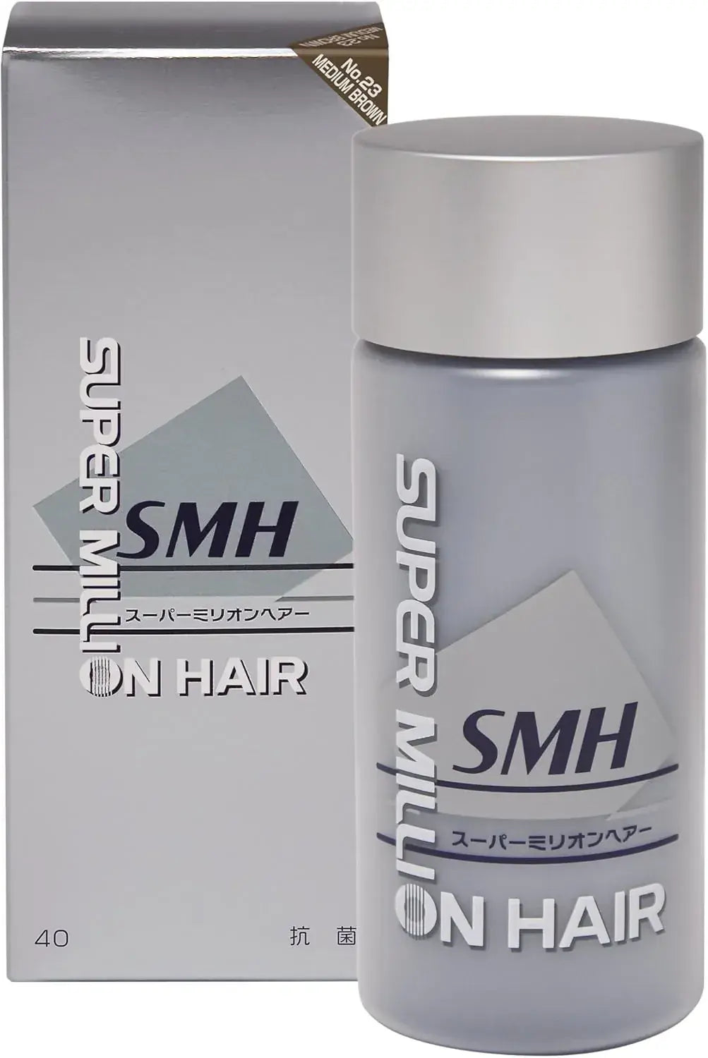 Super Million Hair Large Capacity Hair Fiber Powder - Medium Brown - 4969972223502