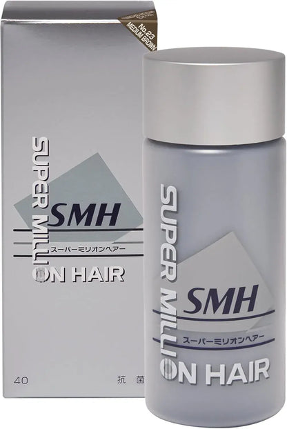 Super Million Hair Large Capacity Hair Fiber Powder - Medium Brown - 4969972223502