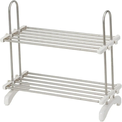 Takagi Stainless Steel Extendable Kitchen Rack - Freestanding Sliding Pipe Shelf - 4907052860803