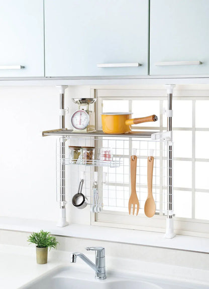 Takagi Stainless Steel Extendable Kitchen Rack
