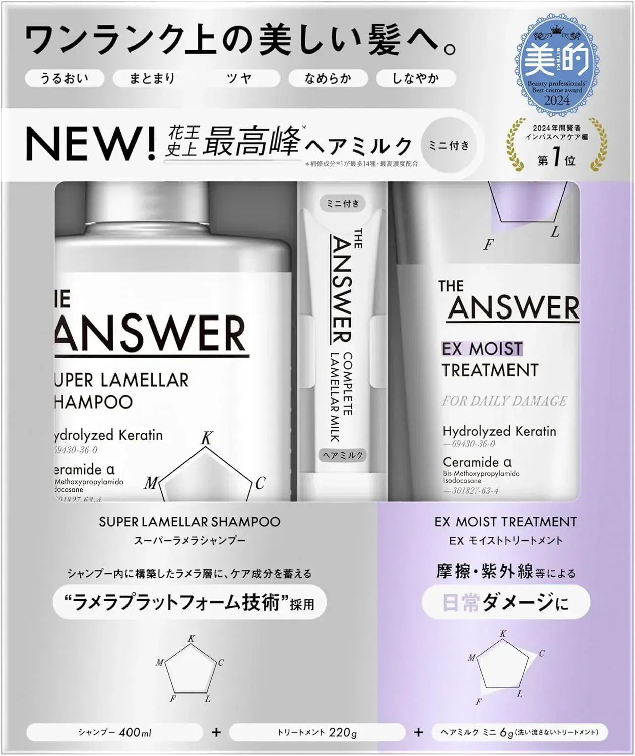 The Answer EX Moist Treatment for Daily Damage Moisture Manageability - Limited Edition - 4901301460103