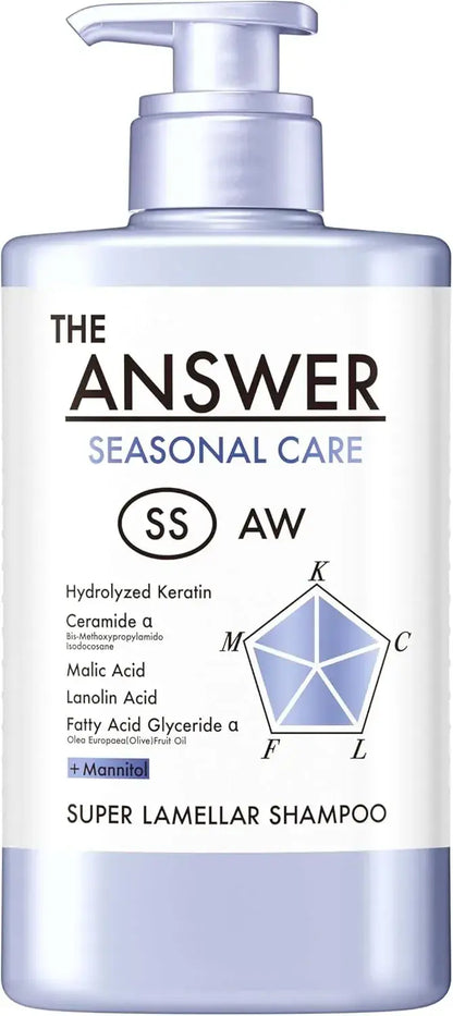 The Answer Seasonal Care Super Lamella Shampoo and Treatment Set - Shampoo-Ss Main Unit - 4901301463678