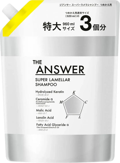 The Answer Seasonal Care Super Lamella Shampoo and Treatment Set - Shampoo Large Capacity - 4901301466174