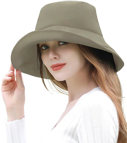 The Classic Tokyo UV Label 100 Percent UV Protection Sun Hat Women - 59.5cm Smoky Grey - 4595557031110