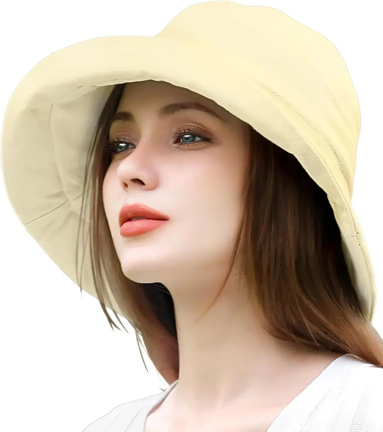 The Classic Tokyo UV Label 100 Percent UV Protection Sun Hat Women - 59.5cm Light Beige - 4595987813089