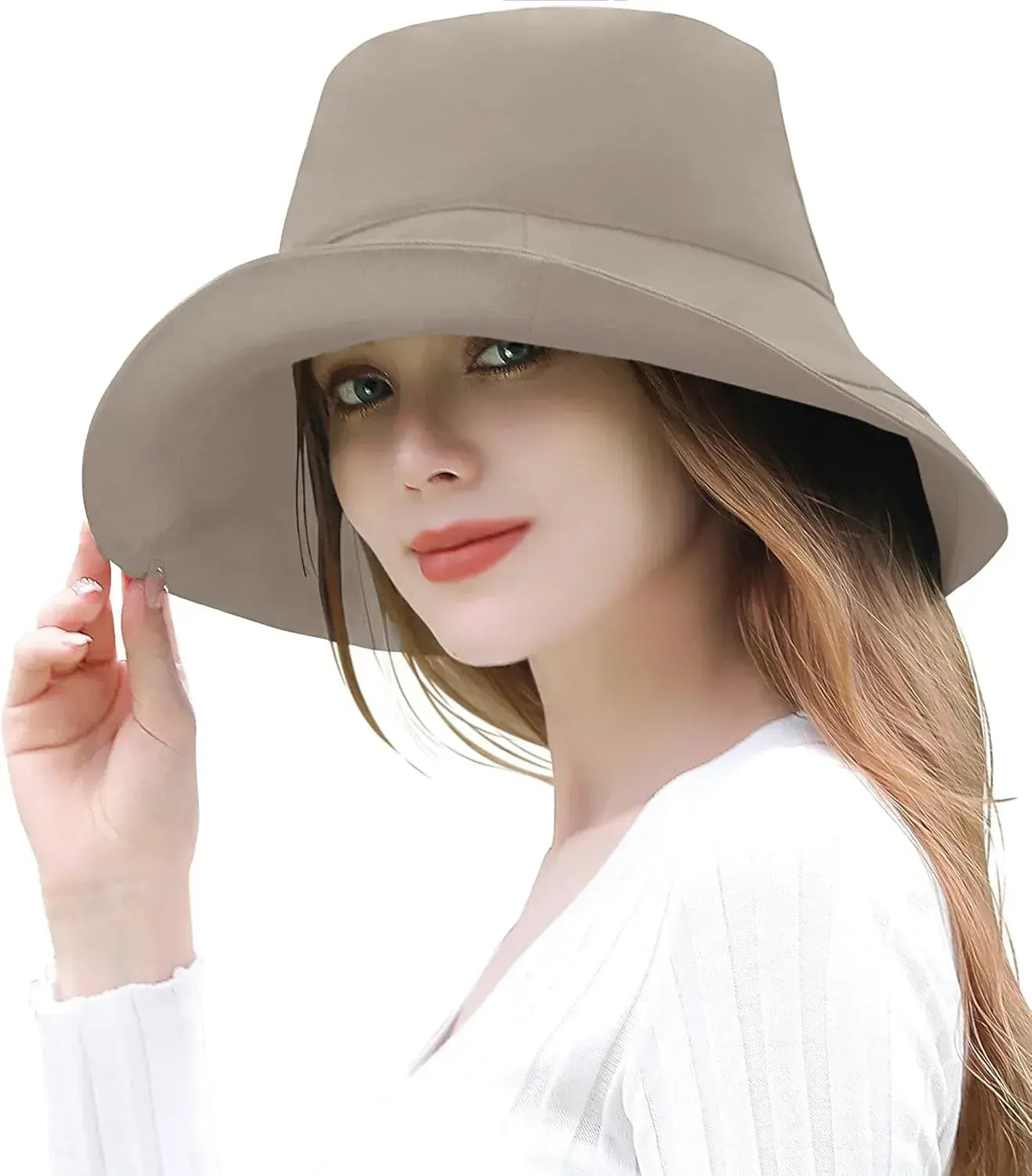 The Classic Tokyo UV Label 100 Percent UV Protection Sun Hat Women - 59.5cm Classic Beige - 4595557031066