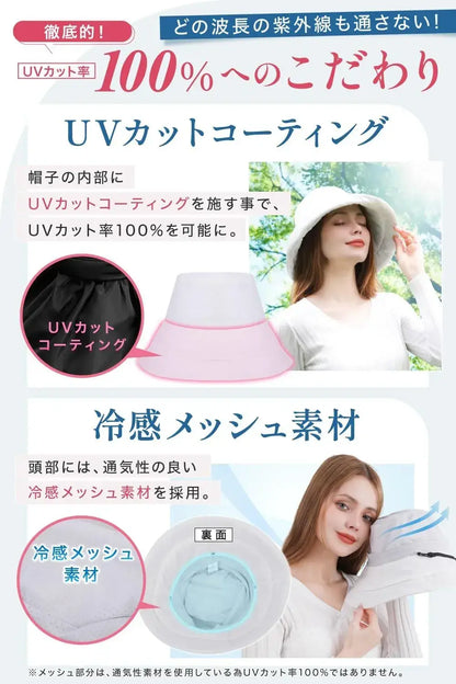 The Classic Tokyo UV Label 100 Percent UV Protection Sun Hat Women
