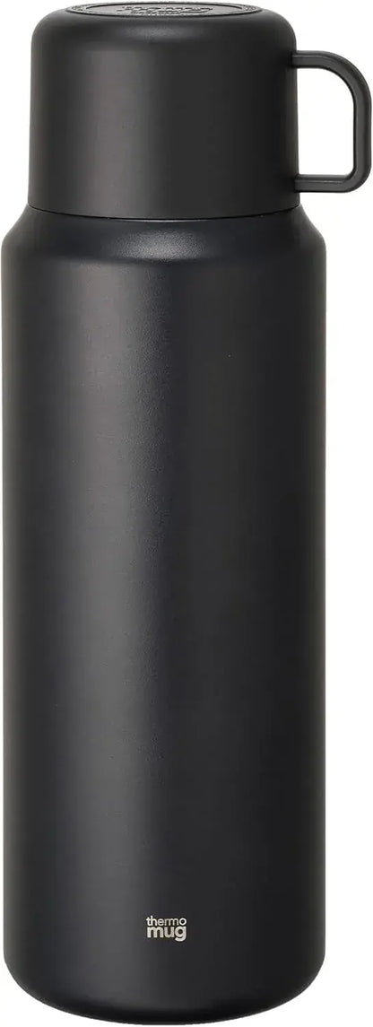 Thermo Mug Trip Bottle Insulated Travel Mug - Black 1L - 4549403698675