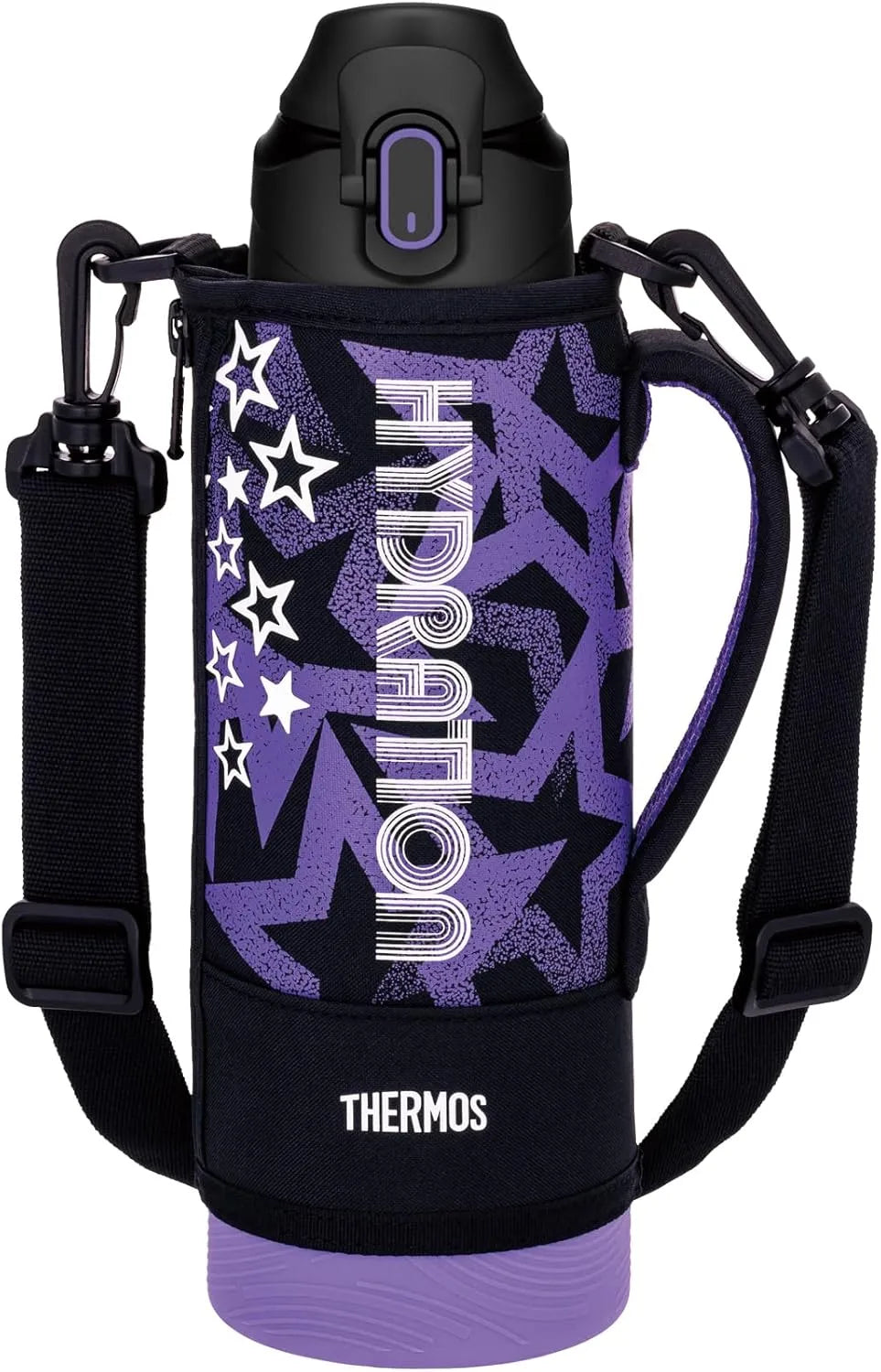 Thermos FJS-1500F Navy Mint Insulated Sports Bottle 50.7 oz Cold Retention Thermos - Black Purple 1L
 - 4562344394031