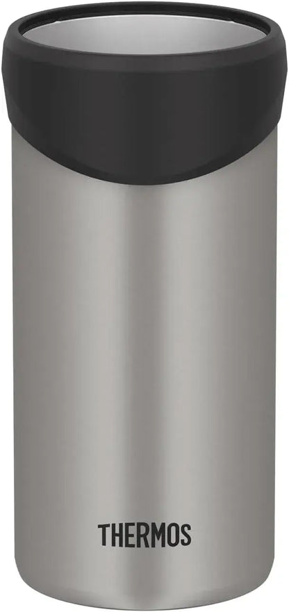 Thermos Insulated Can Holder Bottle Holder - Silver 500ml Can - 4573603021612