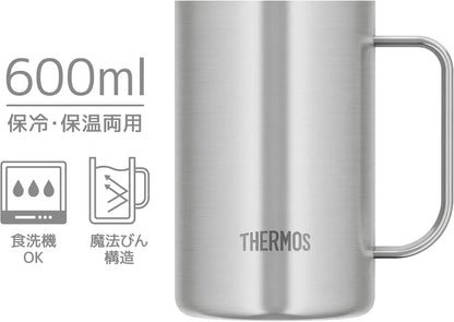 Thermos JDK-601 S1 Vacuum Insulated Stainless Steel Mug Dishwasher Safe