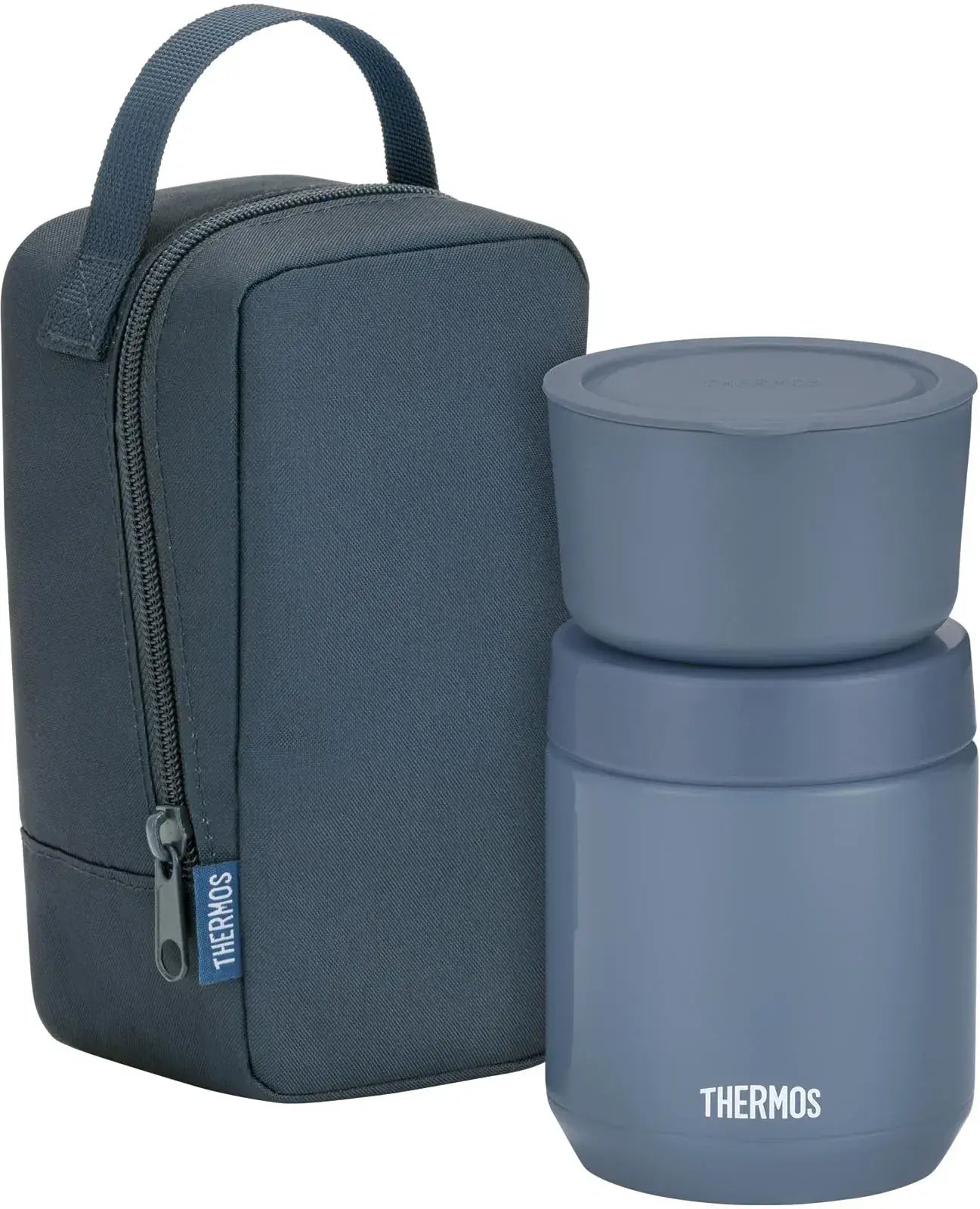 Thermos JEE Series Kitchenware - Indigo Blue Soup Jar 300ml, 250ml Cont - 4562344399708