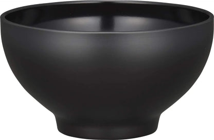 Thermos Mahobin Tableware Rice Bowl Durable Kitchen Dinnerware - 250cc Black
 - 4562344377775