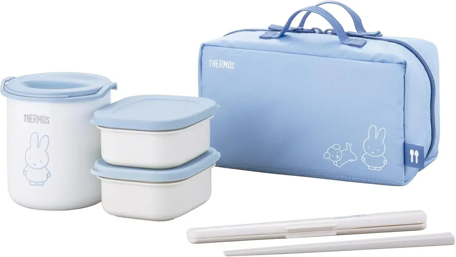 Thermos Thermal Lunch Box - Miffy Ash Blue - 4562344406192