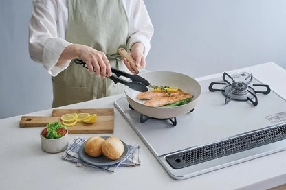 Thermos ThermoProtect Frying Pan 10.2 Inch Greige IH Gas Compatible
