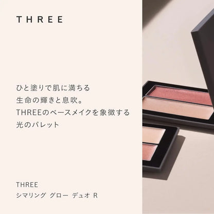 Three Highlight Cheek Base Shimmering Glow Duo
