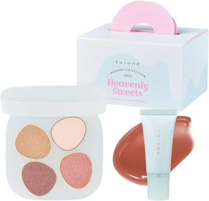 To One Heavenly Sweets Box Eyeshadow Lip Balm Holiday Collection