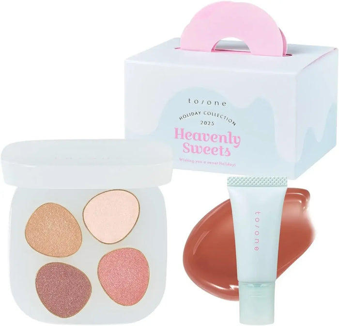 To One Heavenly Sweets Box Eyeshadow Lip Balm Holiday Collection