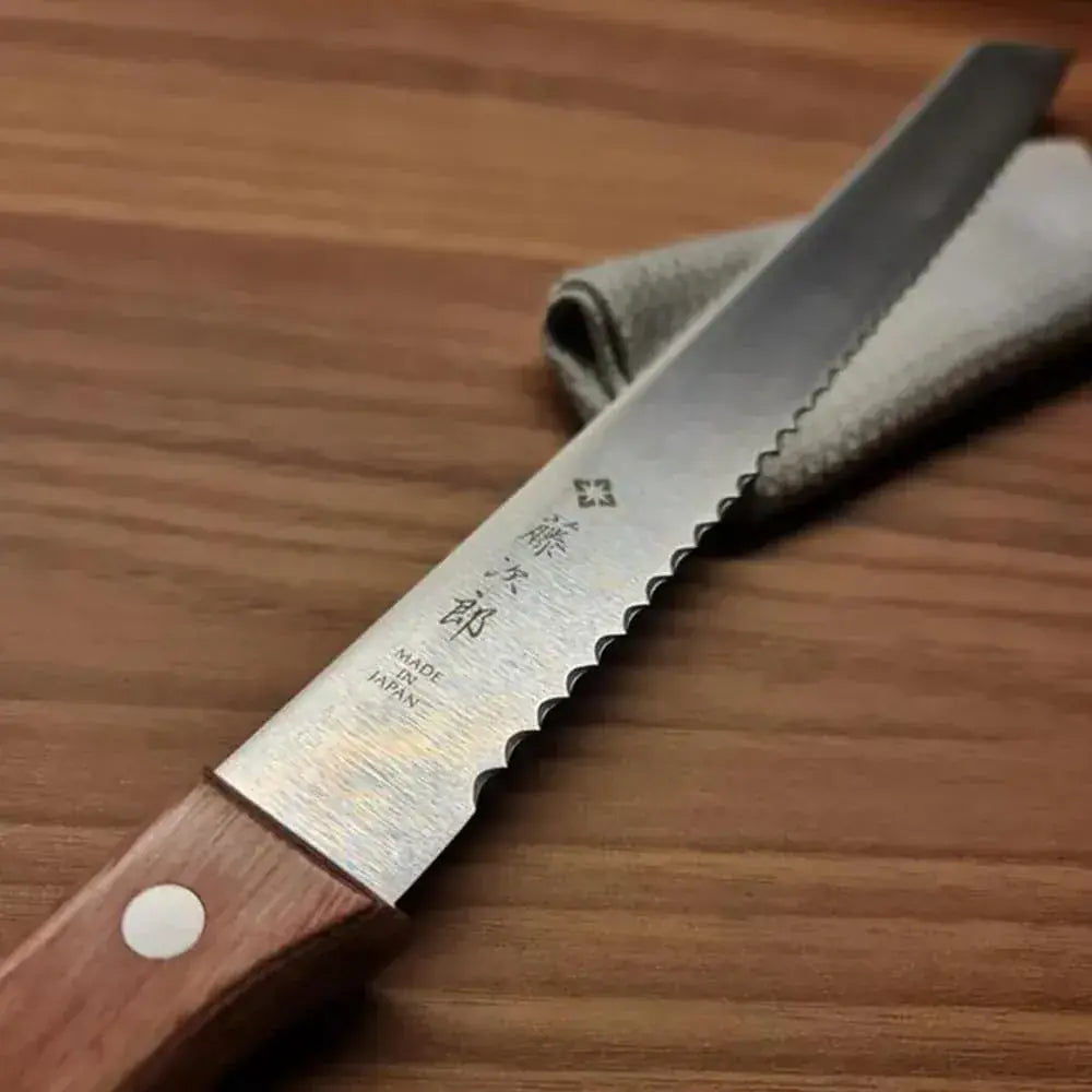 Tojiro F-737 Pan Slicer 9.3 Inch Stainless Steel Corrugated Blade
