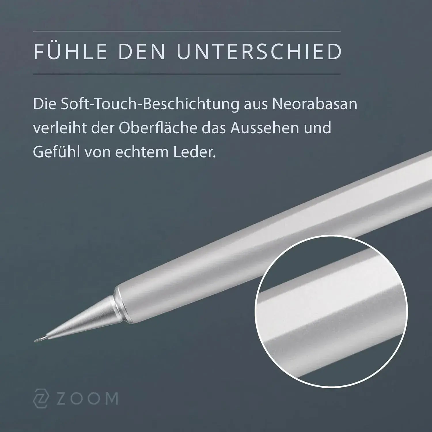 Tombow Zoom L2 Mechanical Pencil 0.5mm Matte Silver