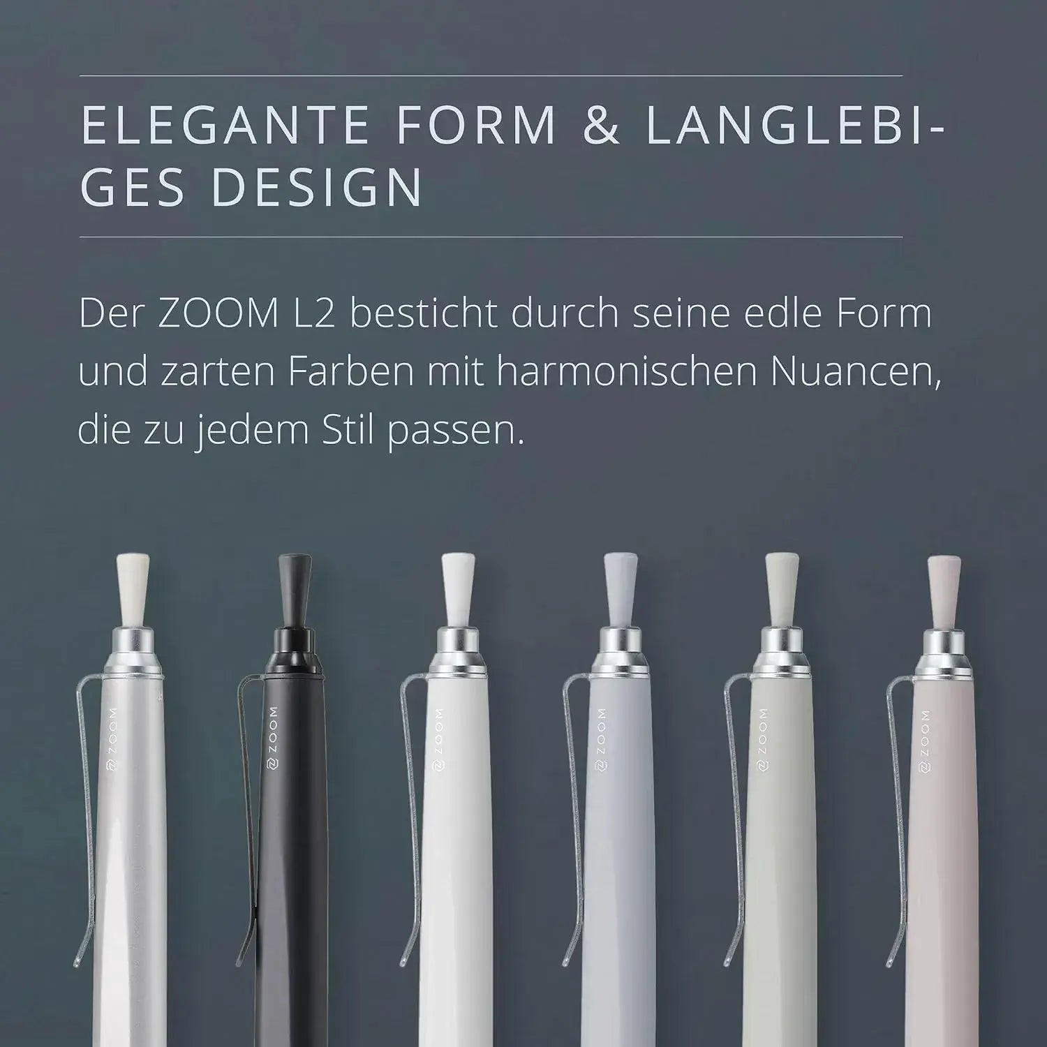 Tombow Zoom L2 Mechanical Pencil 0.5mm Matte Silver