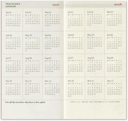Traveler's Notebook Planner Refill