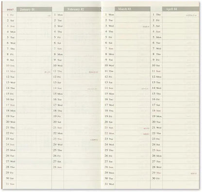 Traveler's Notebook Planner Refill