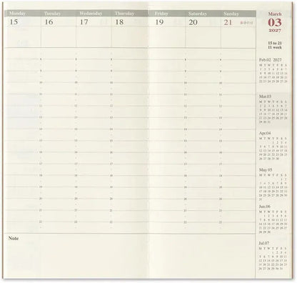 Traveler's Notebook Planner Refill